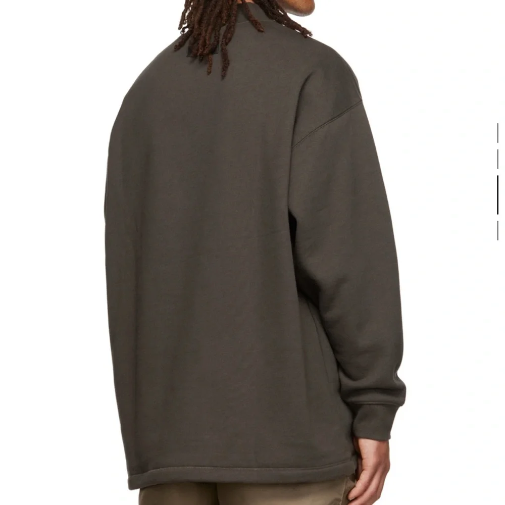 New ESSENTIALS fear of god relaxed fit crew neck long sleeve sweatshirt top